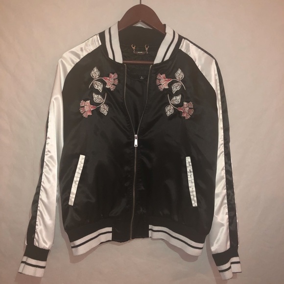 Odyn Black & White Floral Jacket - Large - Picture 6 of 7